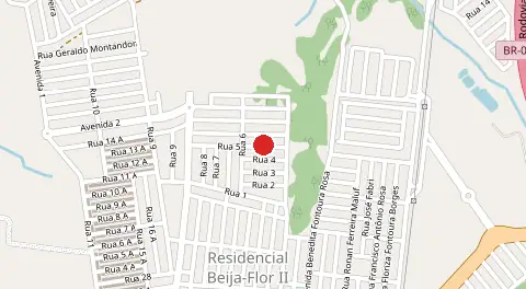 Mapa de Parque Colibri