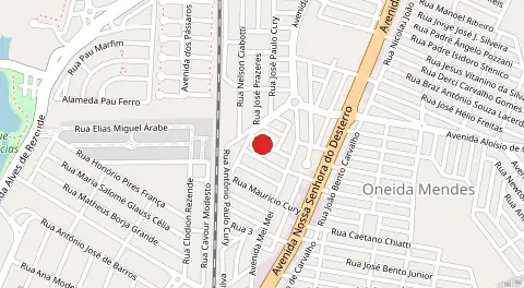 Mapa de Jardim Manhatan