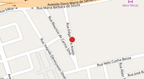 Mapa da localização