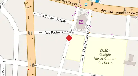 Mapa da localização