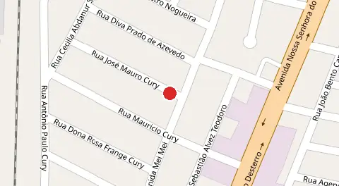 Mapa da localização