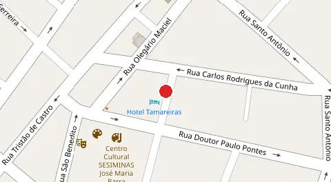 Mapa da localização