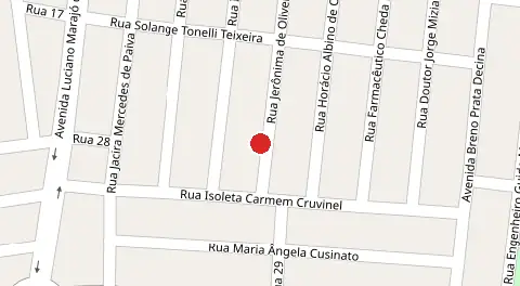 Mapa da localização