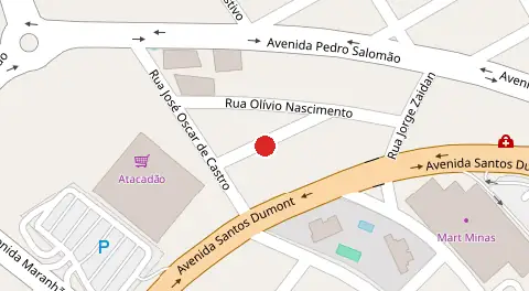 Mapa da localização