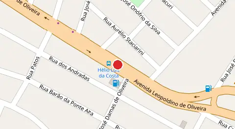 Mapa da localização