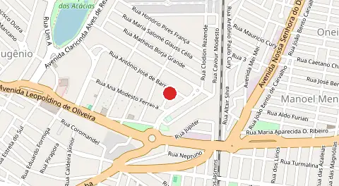 Mapa de Jardim do Lago