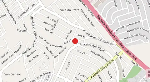 Mapa de Vale da Prata