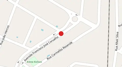 Mapa da localização