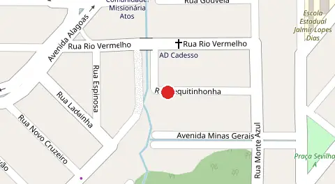 Mapa da localização