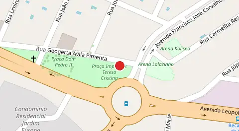 Mapa da localização