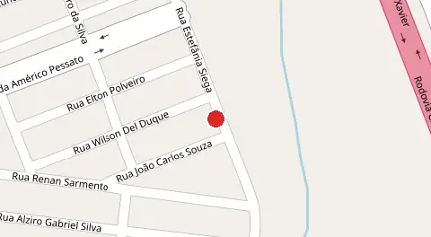 Mapa da localização