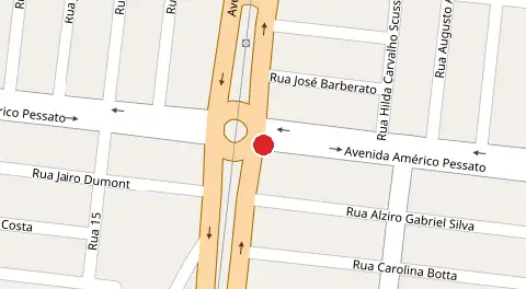 Mapa da localização