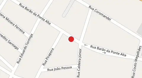 Mapa da localização