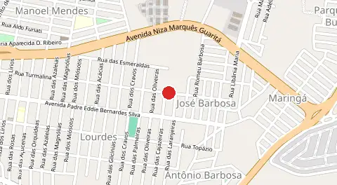 Mapa de Nossa Senhora de Lourdes