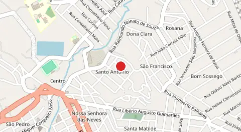 Mapa de Santo Antônio