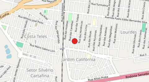 Mapa de Lourdes