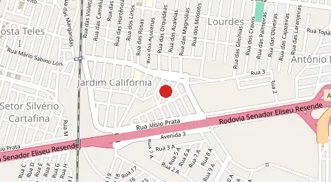 Mapa de Jardim California