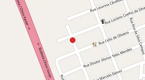 Mapa da localização