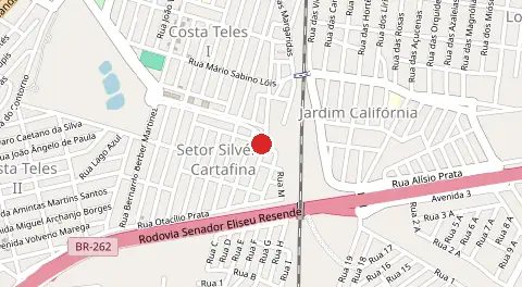 Mapa de Silverio Cartafina