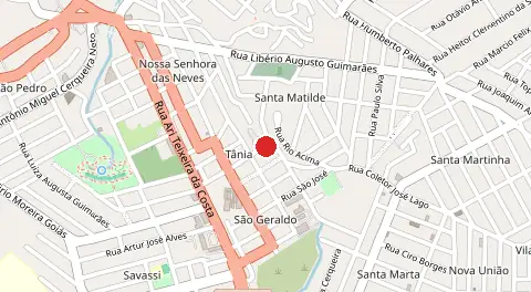 Mapa de Tania