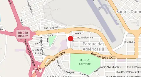 Mapa de Loteamento das Américas