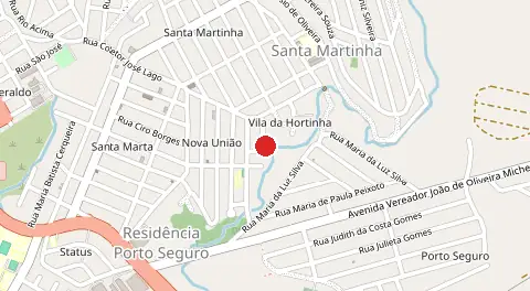 Mapa de Nova União