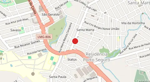 Mapa de Santa Marta