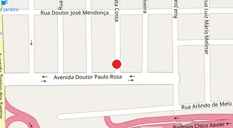 Mapa da localização