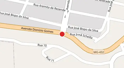 Mapa da localização