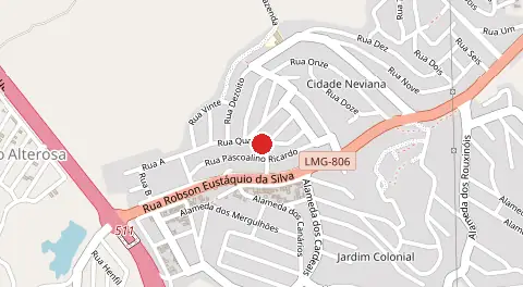 Mapa de Neviana