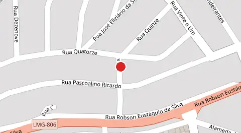 Mapa da localização