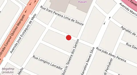 Mapa da localização