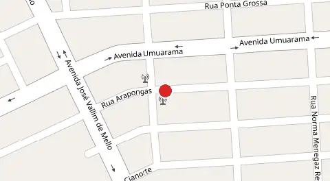 Mapa da localização