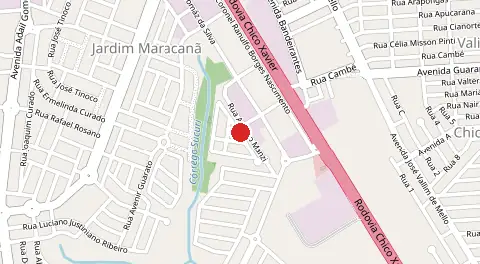 Mapa de Condomínio Village Maracana