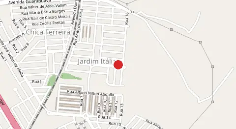 Mapa de Parque das Aroeiras