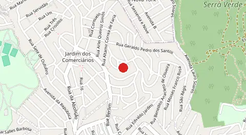 Mapa de Jardim dos Comerciarios