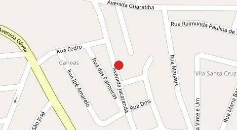 Mapa da localização