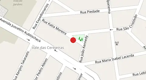 Mapa da localização