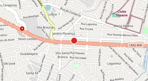 Mapa de Lidice