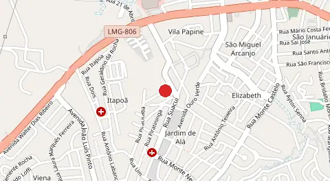 Mapa de Jardim de Ala