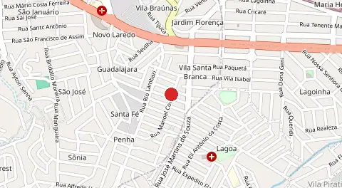 Mapa de Lagoa