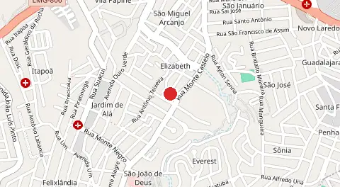 Mapa de Elizabeth