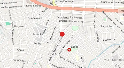Mapa de Lagoa