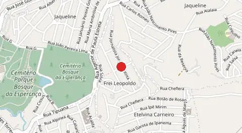 Mapa de Frei Leopoldo