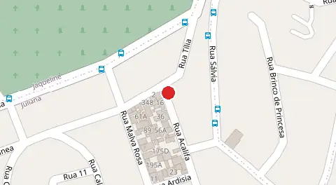 Mapa da localização