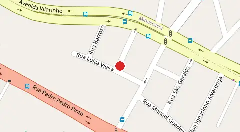 Mapa da localização