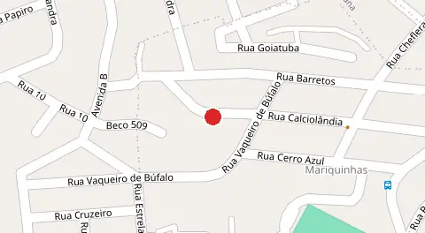 Mapa da localização