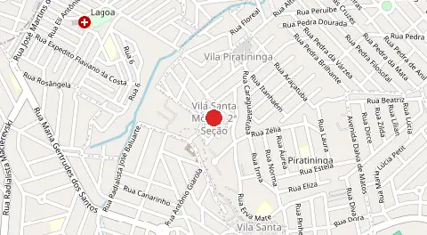 Mapa de Vila Santa Mônica Segunda Secao