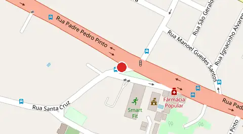 Mapa da localização