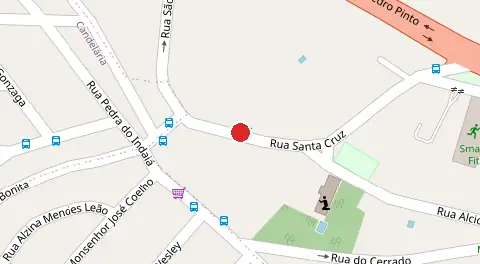 Mapa da localização
